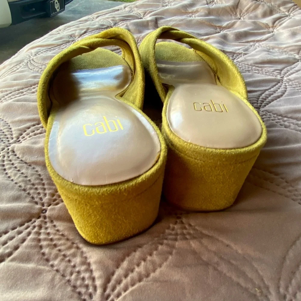 50%off w❤️ Cabi Marigold Mules - Style 6018 sz 7 S16 - Picture 5 of 10